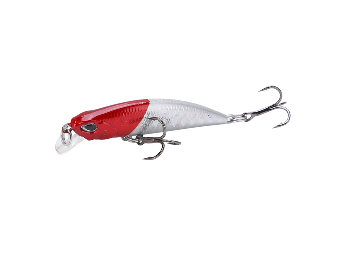 Danu26-señuelo De Pesca Artificial Minnow Duro 5cm Ojos 3d Flotante Wobbler Accesorio De Pesca
