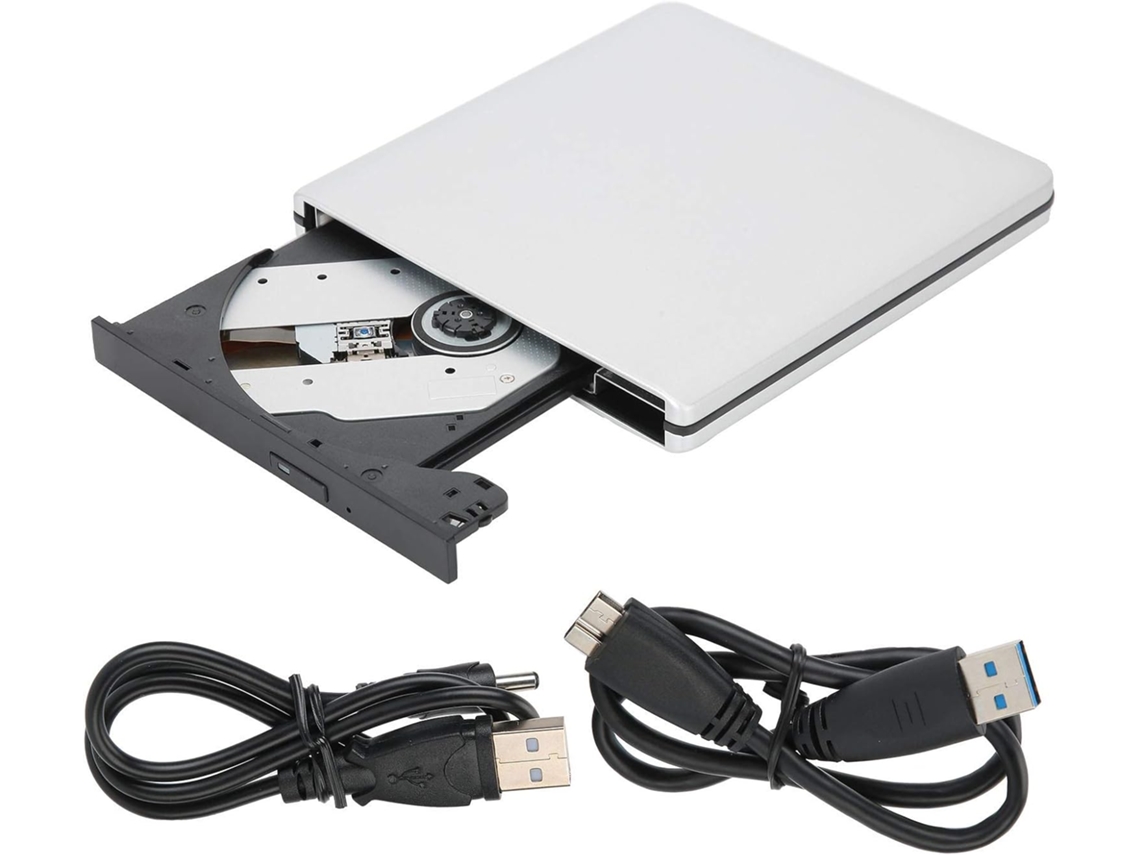 Unidad Mtlavishish Super Slim Con Interfaz Usb 3.0, Grabadora Externa Portátil De Dvd Rw, Cd Y Vcd.