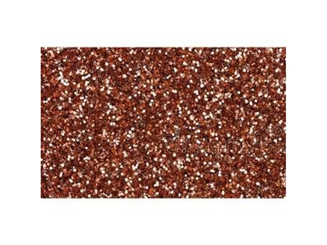 Goma Eva Fama Purpurina 50x70 cm Castaño