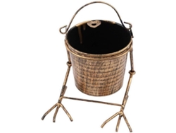 Cenicero Retro De Hierro Forjado Con Garras De Pájaro Para Sala De Estar, Oficina Y Bar.