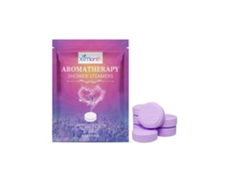 Pastillas de ducha aromáticas de eucalipto, menta y lavanda para relajación y limpieza (7 unidades)