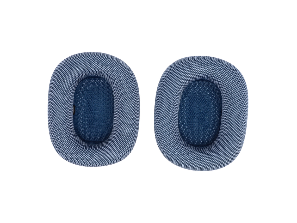 2 Almohadillas Para Auriculares De Espuma Viscoelástica Densa, Color Azul.
