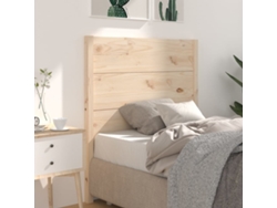 Cabecero De Cama Madera Maciza De Pino 81x4x100 Cm