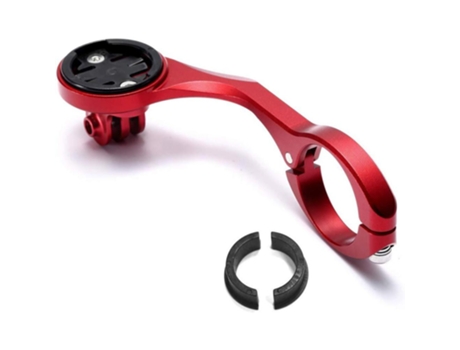 Soporte para ordenador de bicicleta para, soporte para vástago para Edge 200 500 510 800 810 1000 1030 (negro/rojo) GELLDG