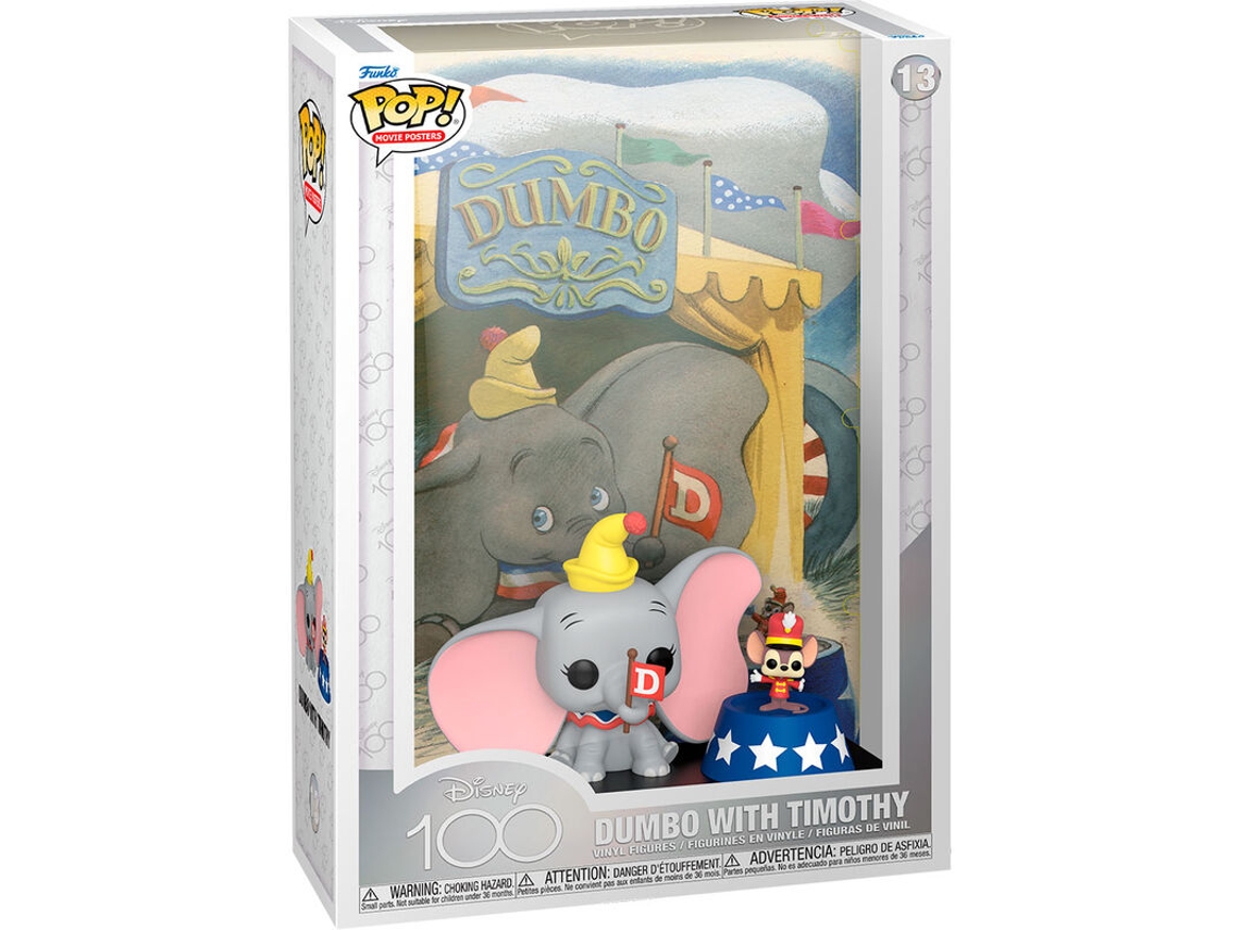 Figura Pop Disney Póster de la película 100º aniversario Dumbo B.active
