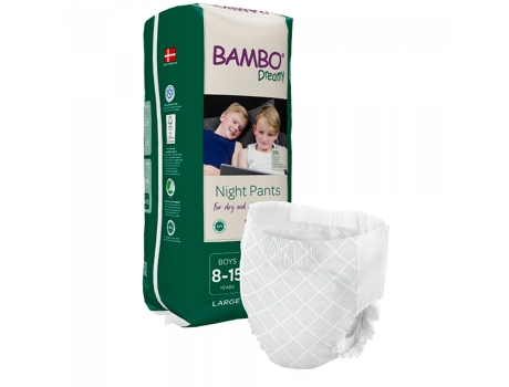 Fraldas Cuecas Noturnas BAMBO DREAMY Menino (10 un- 35 a 50 kg)