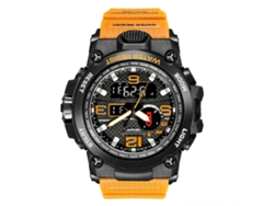 Reloj Deportivo Multifuncional Smael 1545 Para Hombre, De Cuarzo Digital, Resistente Al Agua Hasta 50 M, Luminoso.