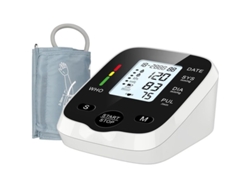 Monitor De Presión Arterial Doméstico, Brazo, Automático, Brazalete Grande (22-42 Cm), 2 Juegos De Memoria