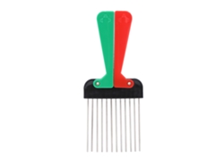 Pente De Metal Portátil Para Desembaraçar E Estilo De Cabelo