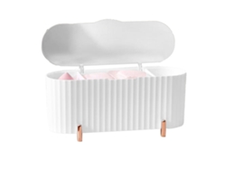 Organizador De Hisopos De Algodón Para Cosméticos, A Prueba De Polvo, Acrílico, Multifuncional, Contenedor De Hisopos De Algodón Para Baño