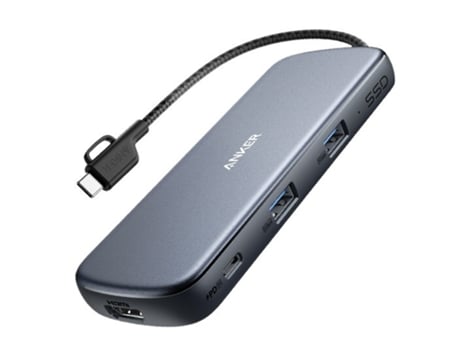 Hub ANKER A8347 4In1 Tipo-C a HDMI Pd88W 2Usb3.0 SSD 256G para Huawei Mate40/P50 Samsung S20