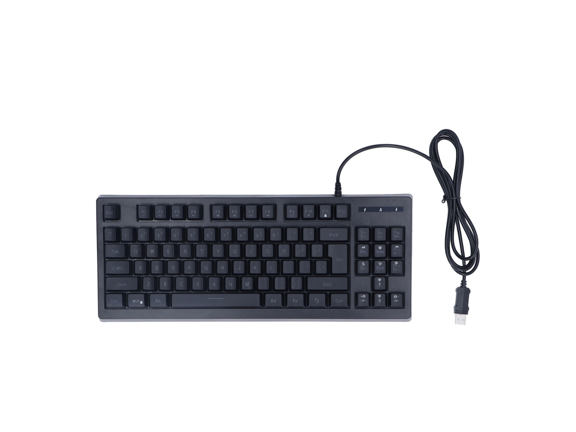 Baoj-2026teclado Mecânico Gamer Com 87 Teclas, Fio, Retroiluminação Rgb, Brilho, Compacto Para Pc