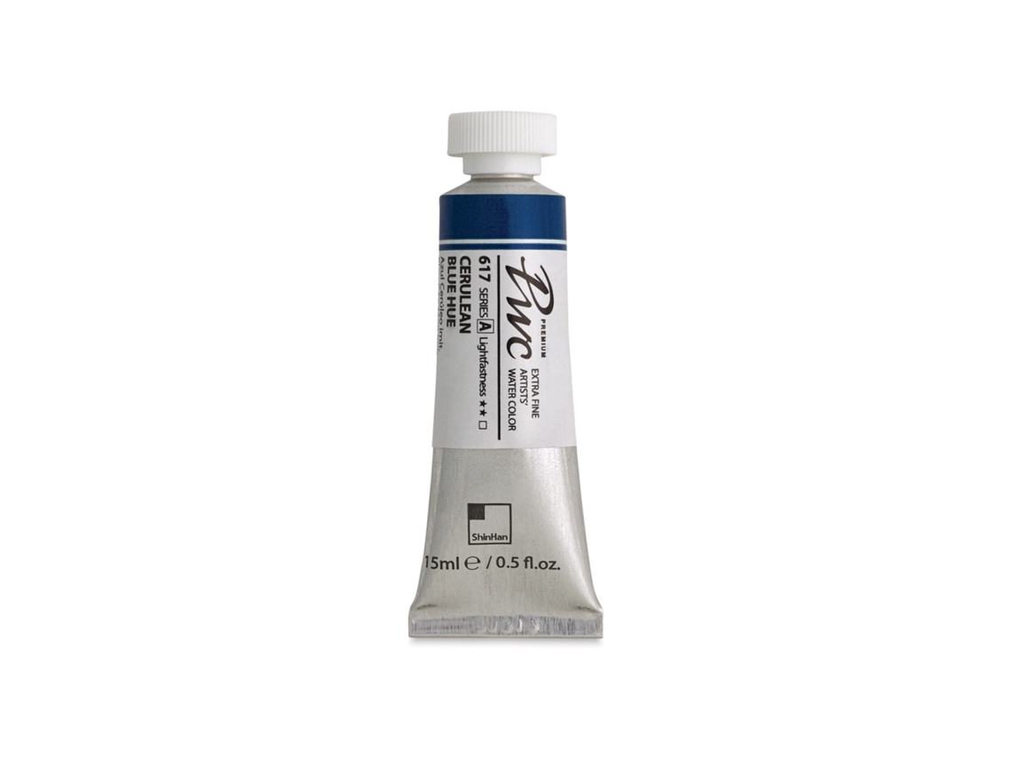 Aceite extrafino Pwc Shinhan 15 ml (tono azul cerúleo 617 Serie A)