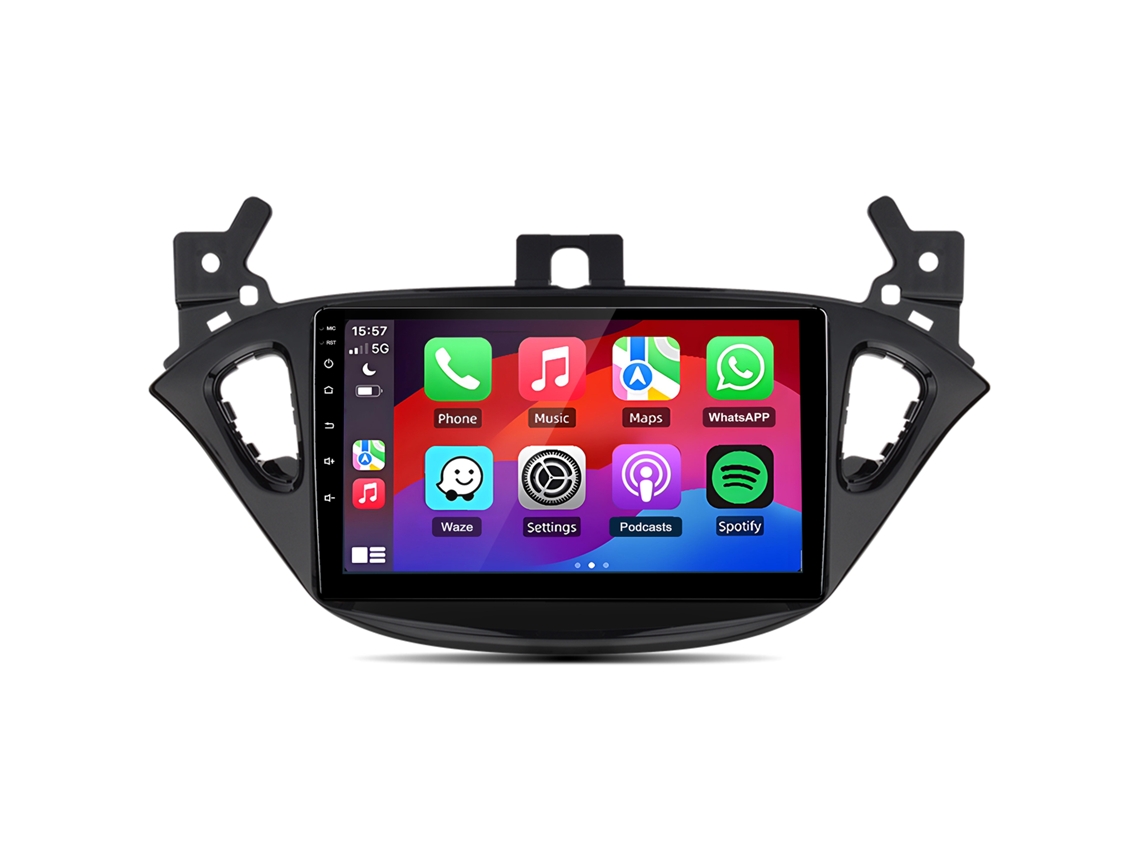 Autorradio Junsun Para Opel Corsa E 2015-2019 | Android 15 | 4 Gb + 64 Gb | Plug And Play | Carplay/wireless Auto | Swc