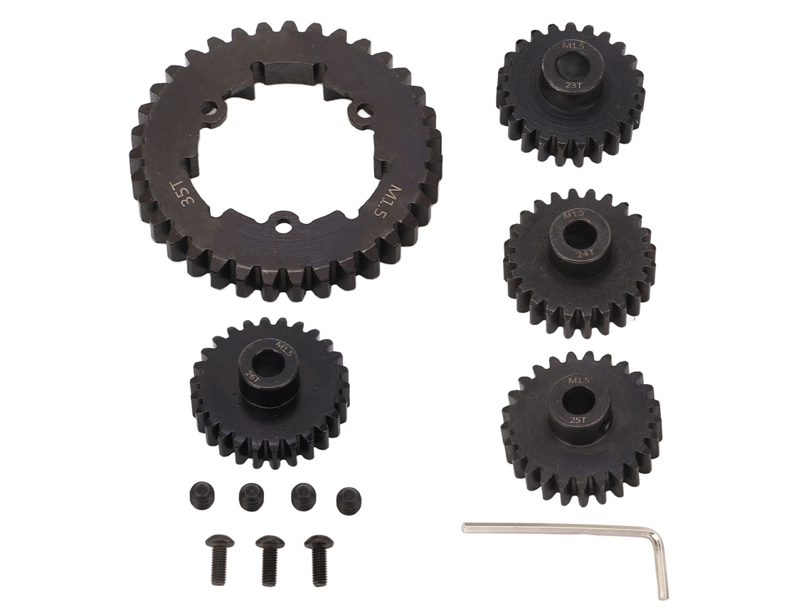 Ymsl Engranajes Piñón M1.5 35t 23t 24t 25t 26t Para Motor Rc Coche Traxxas 1/5 X-maxx 6s Repuesto Hxl