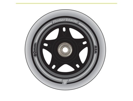 Kit de ruedas y rodamientos para patines ROLLERBLADE 80mm/SG7