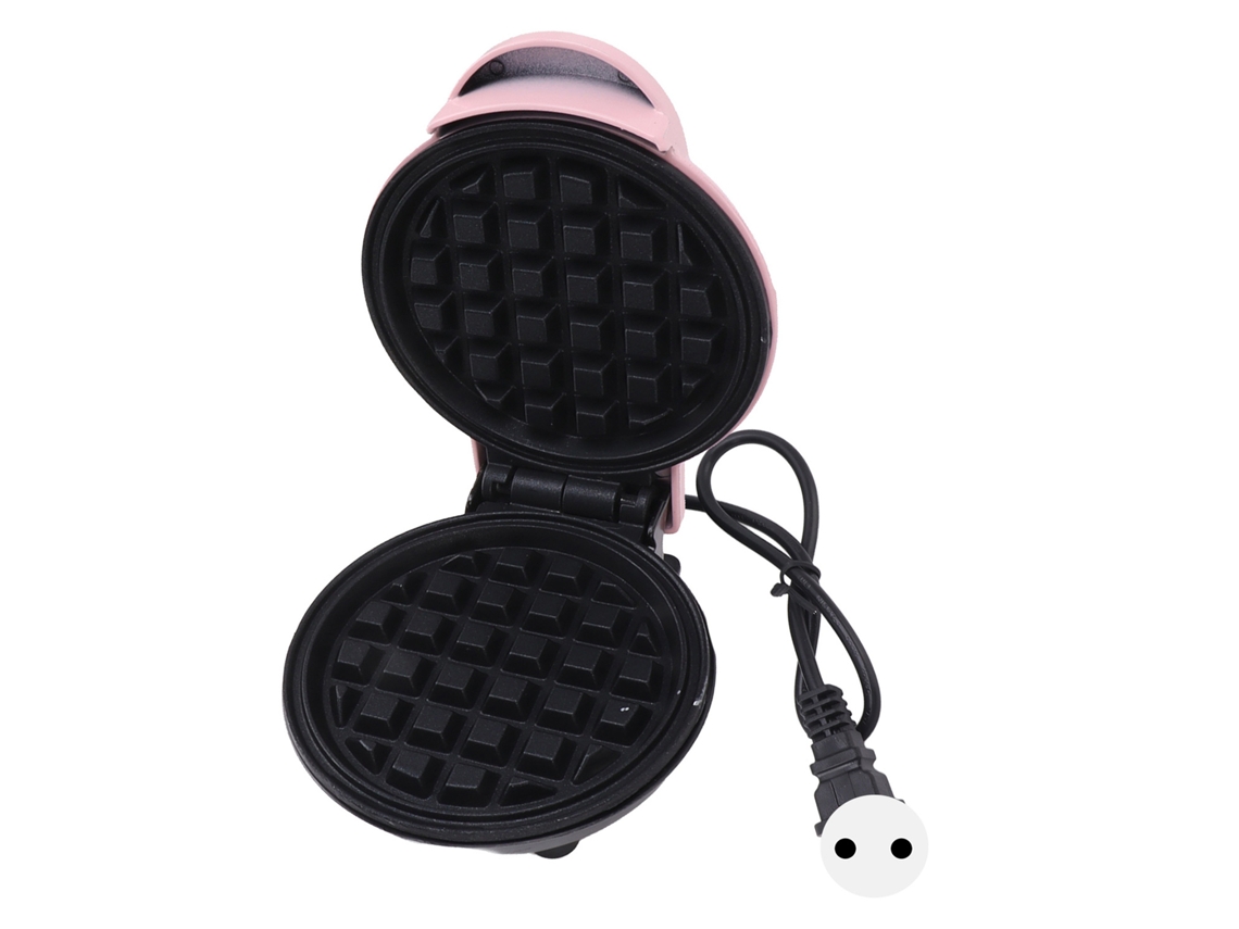 Mini Gofrera Multifuncional Antiadherente Para Sándwiches, Tostadas Y Desayunos, Color Rosa, 110 V