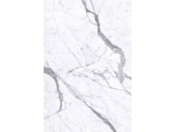 Juego de 6 paneles decorativos de porcelana con efecto mármol blanco, 4,3 m², revestimiento de pared de PVC con protección UV, tamaño 120x60 cm.