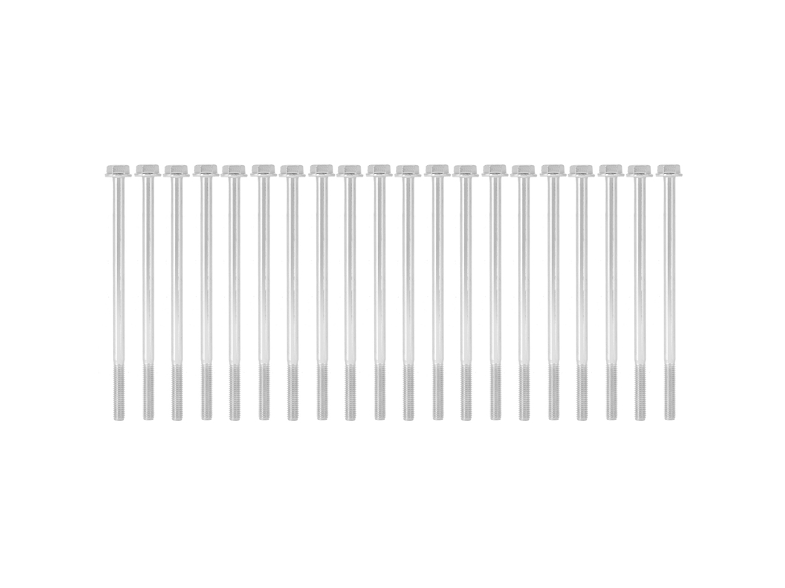 20 Tornillos De Motor Hexagonales Extendidos M6 X 120 Mm, Cabeza Hexagonal, Tornillos Largos Para Agricultura Y Hogar