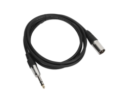 Cable Balanceado Xlr Macho A 6,35 Mm Macho De 1/4 Pulg., 2 M, Cobre, Pvc Libre De Oxígeno.