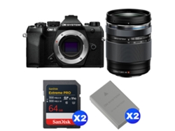 Om System Om-5 Mark Ii Negro + 14-150mm F/4-5.6 Ii + 2 Sandisk 64gb Extreme Pro Uhs-ii Sdxc + 2 Om System Bls-50 + Ebook Pricedirect