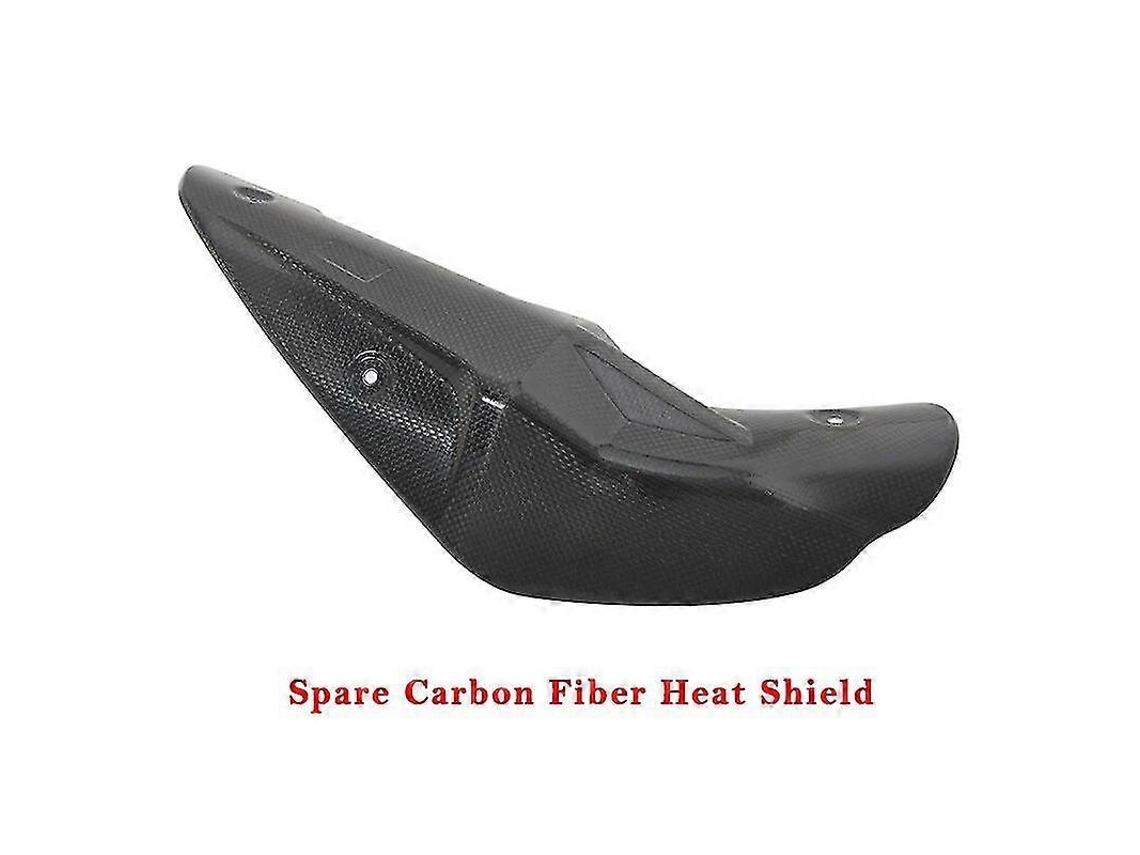 Escape delgado para Ktm Duke 790 890 de aleación de titanio y protector térmico de fibra de carbono. Sygo