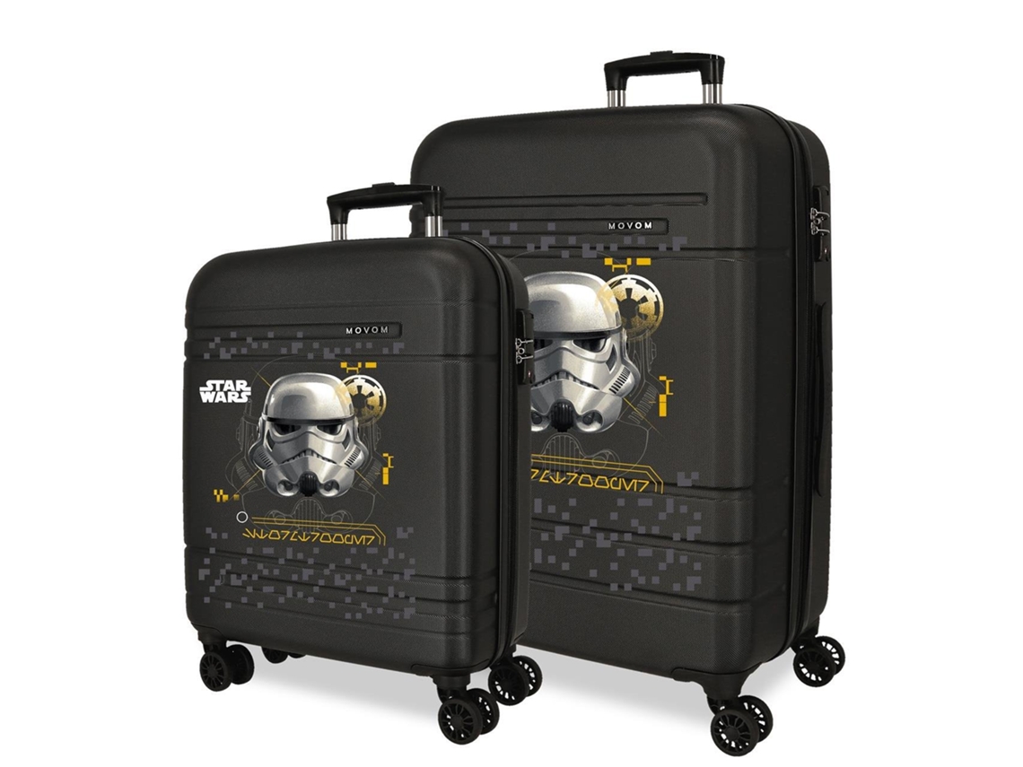 Juego de maletas Star Wars Stormtrooper, negro (48x68x27cm, 109L)