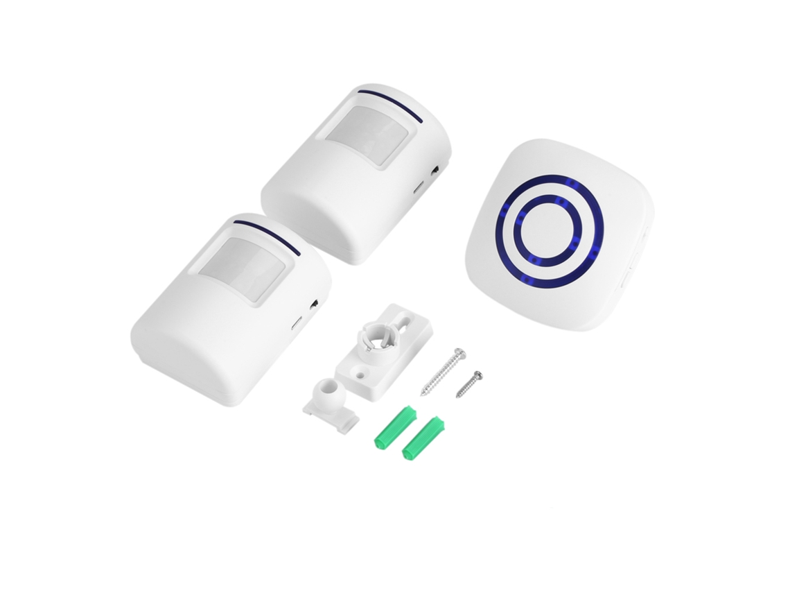 Timbre inalámbrico semicable Primerox con sensor de movimiento infrarrojo