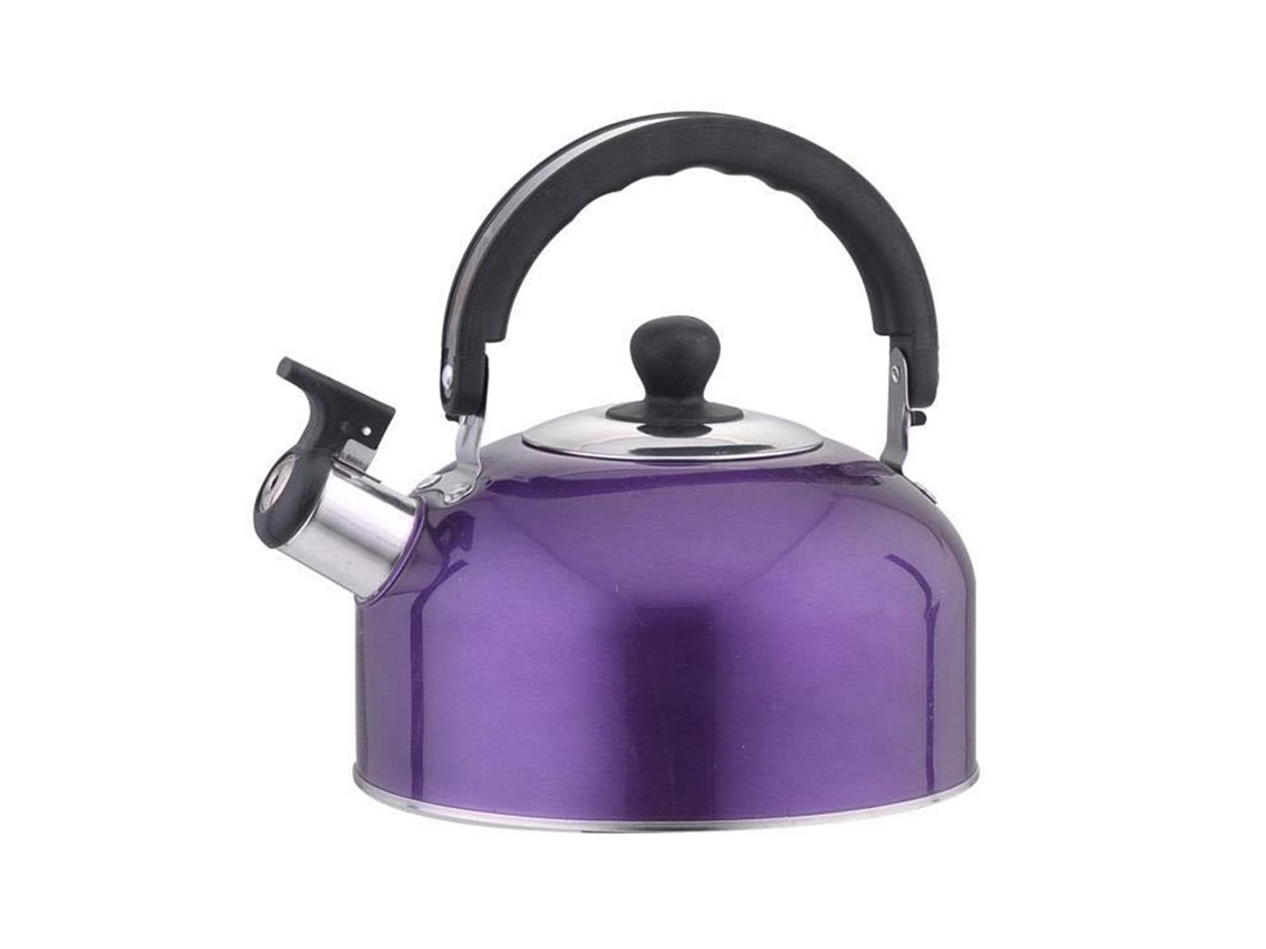 Hervidor de agua silbante de acero inoxidable para camping y senderismo (3 l)