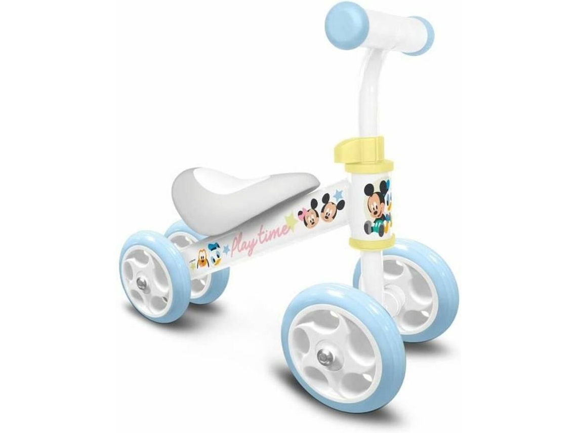 Bicicleta Infantil DISNEY BABY Cuatro Ruedas Little Walker (Azul/Blanco)