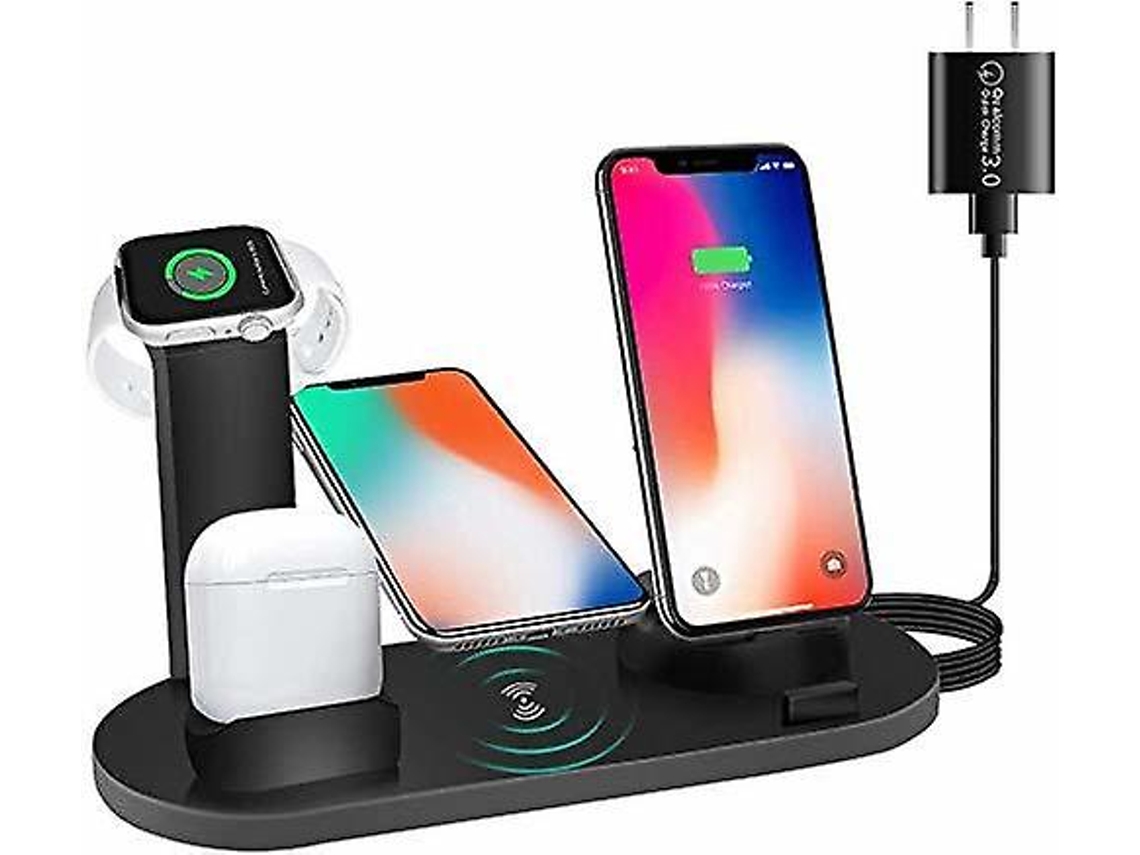Cargador Sem Fio Relógio Para Apple Yizhood Negro