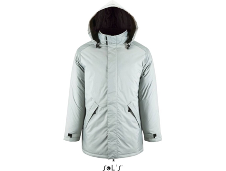 Abrigo Básico SOL'S Parka Sol'S Robyn Hombre (Talla: L - Gris)