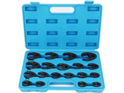 Juego De 15 Llaves Ajustables De 3/8" A 1/2", 8-32 Mm, De Boca Abierta Métrica.