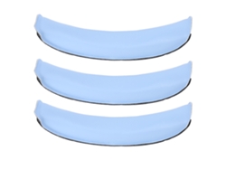 3pcs Almofada De Banda De Substituição Para Fones W820nb W820nb Plus Couro De Proteína Suave Azul