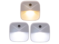 Luz nocturna LED, insertada en la pared, se enciende y apaga automáticamente NEVEANCE