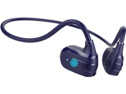 Auriculares de conducción ósea Bluetooth 5.3 JIAPEI, con clip cómodo, micrófono, 36 horas de duración de la batería, clasificación IPX7, color negro.