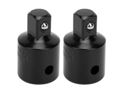 2 Adaptadores De Vaso De Acero De Alto Carbono, Conversión De 1/2" A 3/8" Para Llave De Carraca