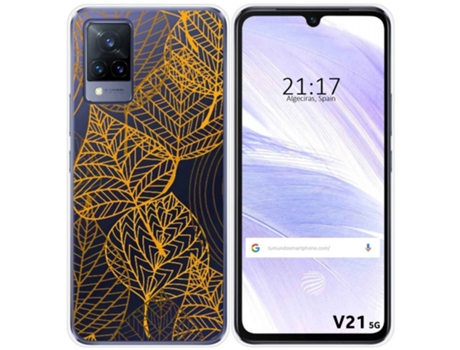 Carcasa Vivo V21 5G TUMUNDOSMARTPHONE Dibujos Transparente Multicolor