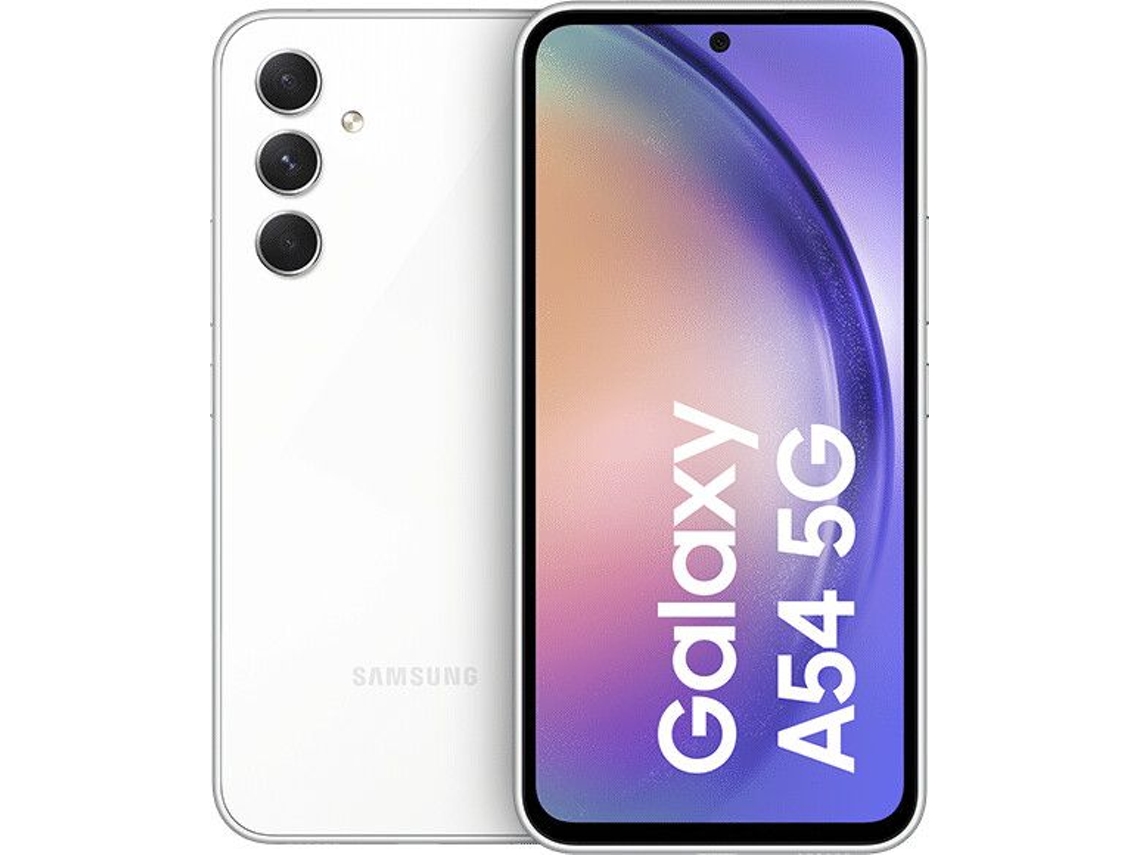 Smartphone SAMSUNG Galaxy A54 (Reacondicionado Como Nuevo - 128 GB - Blanco)