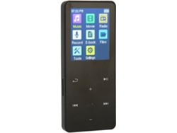 Reproductor MP3 Bluetooth YIZHOOD JS04 1.8Inch HiFi Loseless 8GB (Negro)