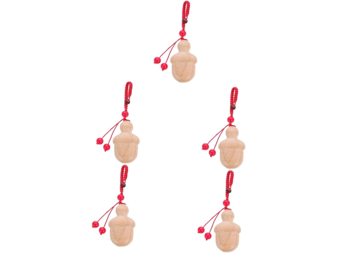 Llaveros Pequeños De 4 Piezas, Llaveros Colgantes Curvos, Adornos Colgantes, Decoración Colgante