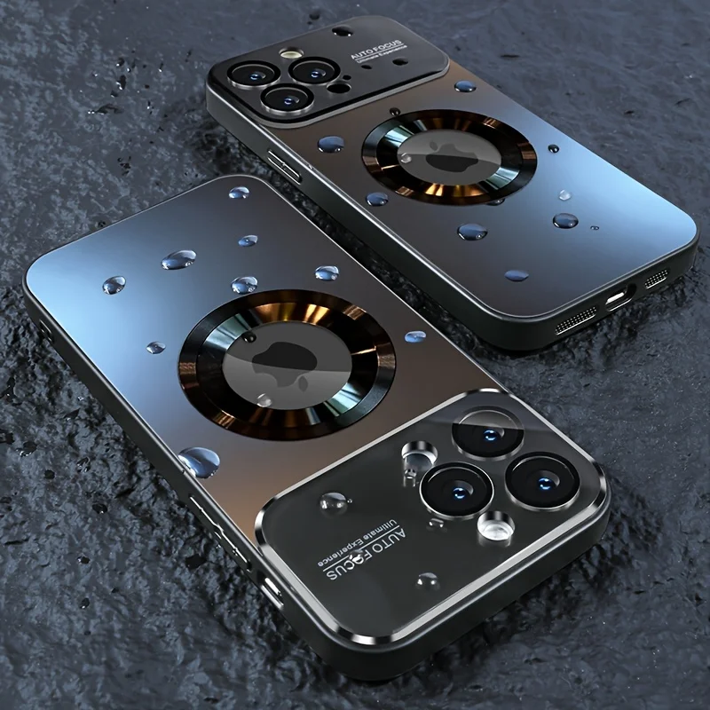 (iphone 17 Pro Max Negro) Funda Protectora Magnética De Carga Inalámbrica Magesafe, Diseño A Prueba De Golpes