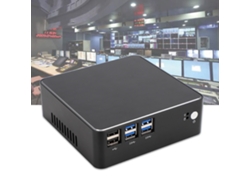 Mini Pc Industrial Intel Core I5 7260u 4g Ram128gb Ssd Negro Para Escritorio Luz Dorada
