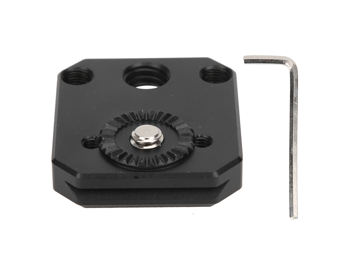 Placa de montaje para estabilizador, adaptador de montaje lateral y micrófono, compatible con Ronin 2s.