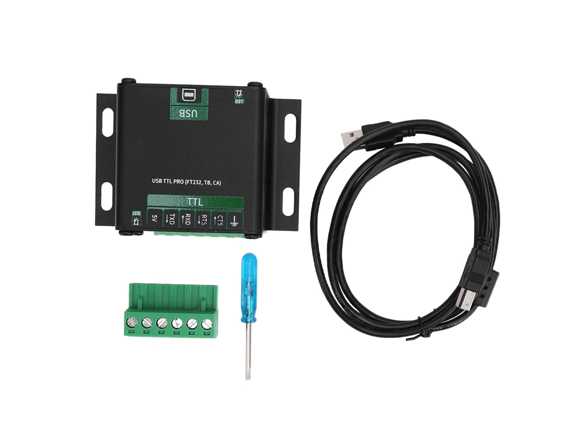 Módulo Adaptador Serial Usb Ttl Isolado Com Chip Ft232 Conversão 300bps A 3mbps Proteção Esd Sobrecorrente