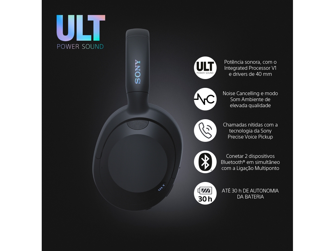 Auriculares Bluetooth SONY ULT WEAR WH-ULT900N (Over Ear