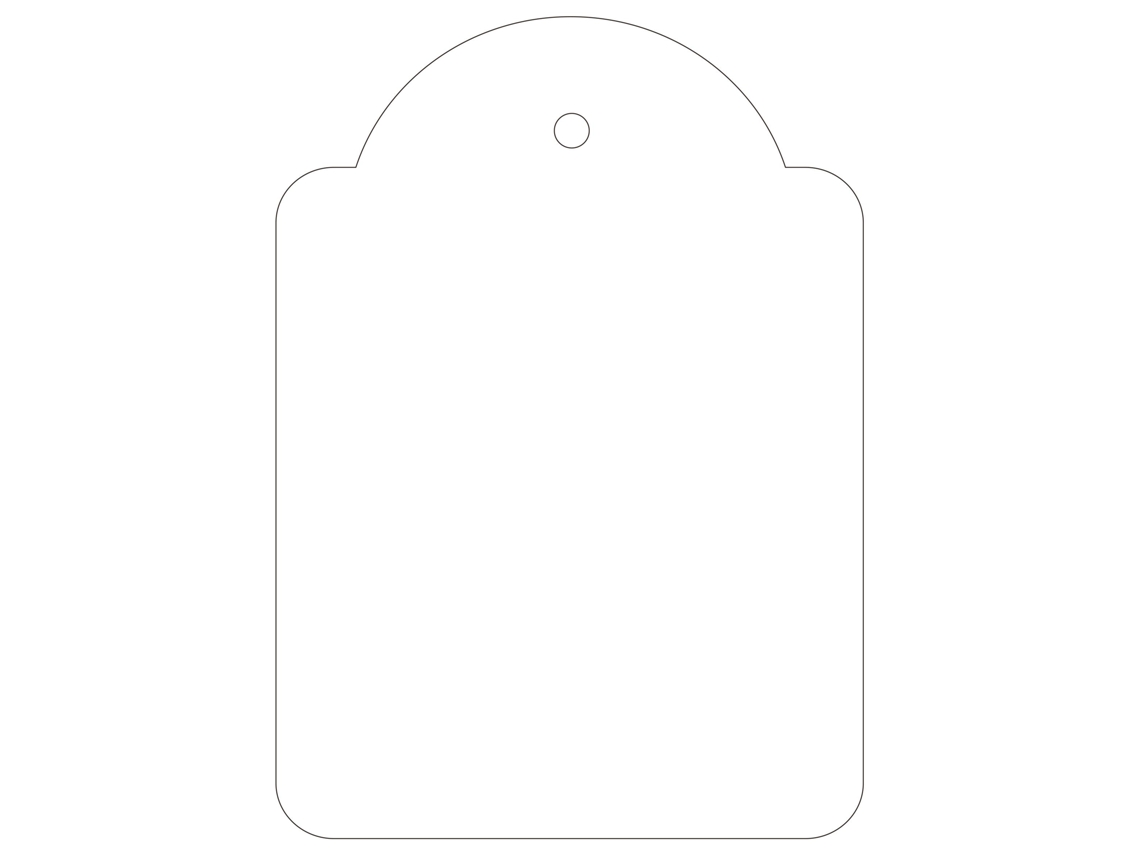 Etiqueta ColganteAPLI (Blanco - 50 X 70 mm)