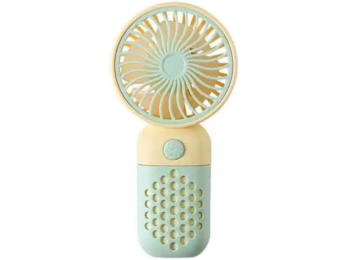 Lindo Ventilador De Escritorio Usb Mini Portátil Recargable Mano Tamaño Bolsillo Conveniente Bajo Nivel Ruido