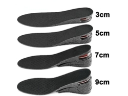 Plantilla Invisible Para Aumentar La Estatura, De 3 A 9 Cm, Ajustable, Cómoda Y Transpirable.