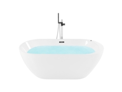 Bañera independiente BELIANI Nevis de Acrílico Blanco 80x170x59